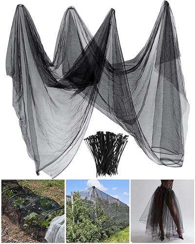 Zonon Mückennetz, Insekten-Mesh-Netz, Fliegengitter, Insekten-, Schmetterlings- und Vogelschutznetz für Patio, Balkon, Veranda, Pavillon, Schutz von G