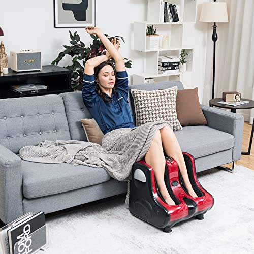 Giantex Shiatsu Foot & Calf Massager W/ Heat Vibration Deep Kneading