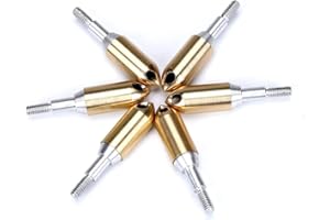 Walquicks Archery Heads Copper Whistle Arrowhead Outdoor Practice Whistles Arrow Broadhead 6PCS Whistling Bow Heads, Arrow Ac