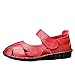 Mordenmiss Women's New Peep Toe Velcro Multi Color Flat Sandals