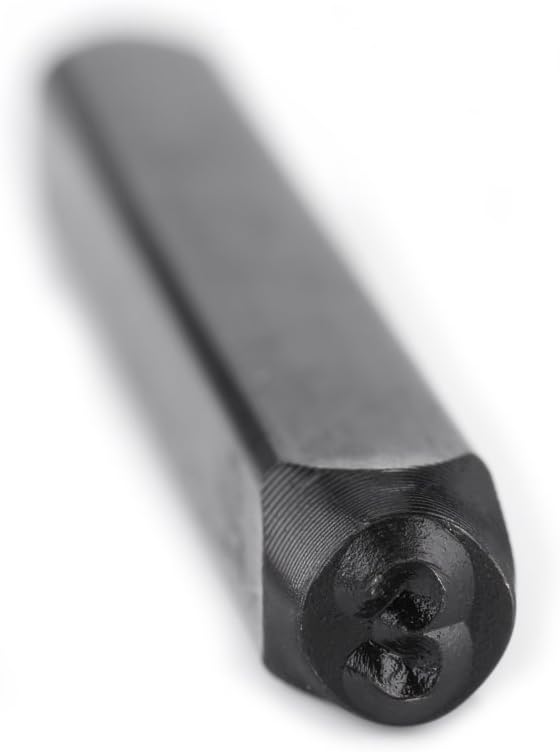 3mm Carbon Steel Letter Number Punch Set Alphabet Stamps 0-9 with Case for Metal Leather Wood DIY (Numbers) - Image 4