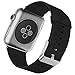 Apple Watch Band, JETech 42mm Genuine Leather Strap Wrist Band Replacement w/ Metal Clasp for Apple Watch All Models 42mm (Black) - 2100