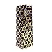 Gift Expressions Wine Gift Bags, 12 Pack, 4.5 x 3.5 x 14 In, Premium Wine Single Bottle Tote Bag, Matte Finish Reusable Bag, 4 Hot Stamp Foil Designs For Travel Wedding Birthday Housewarming Parties