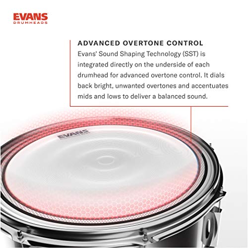 Evans EC Reverse Dot Snare Drum Head 14 Snare Drum Head Featuring