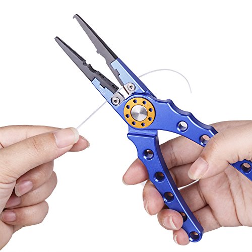 Cloud pattern Aluminum Fishing Pliers, Multitool Needle Nose Fisherman