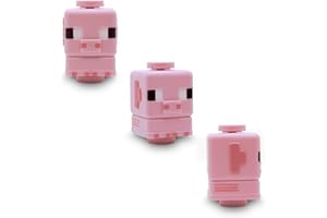 Minecraft Spinner Toys Series 2 – Pig, Magnetic & Stackable Fidget Spinner – Official Licensed Collectible by Just Toys LLC (2.5″) (Glow-in-The-Dark Creeper, Panda, Alex, Enderman, Pig)
