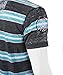 Xzavier Men's Vintage Acid Wash Burnout V Neck Graphic T-Shirt