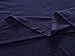 VETIOR Womens Fold Over Waist Knee Length A-Line Flared Midi Skirt (Medium, Navy)
