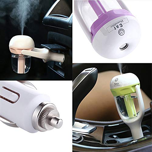 MIGHTYDUTY Car Air Humidifier Aromatherapy Essential Oil Diffuser Freshener Diffuser Pink - Thumbnail 5