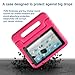 CAM-ULATA Case for Amazon Kids Kindle Fire 7 2015 Release for Boys&Girls,CAM-ULATA Tablet 7 inch Cover Shock Proof Protective with Handle Stand Holder Light Weight (Previous Generation - 5th) Pink