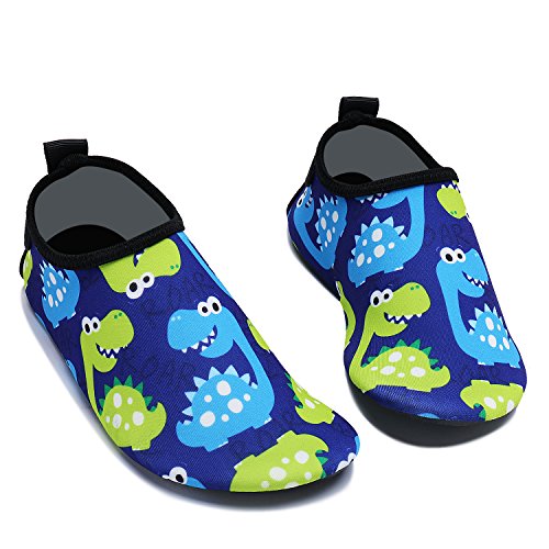 Vivay Toddler Kids Water Shoes Quick Drying Swim Beach Shoes Aqua Socks for Boys & Girls