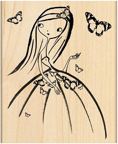 Penny Black Decorative Rubber Stamps, Melle Papillon