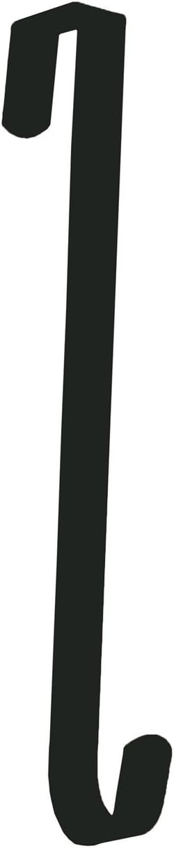 Wreath Hangers - dobar Over The Door Wreath Hanger - 11-Inch (Black)