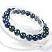 Lapis Chrysocolla Gemstone 8mm Round Beads Stretch Bracelet 7