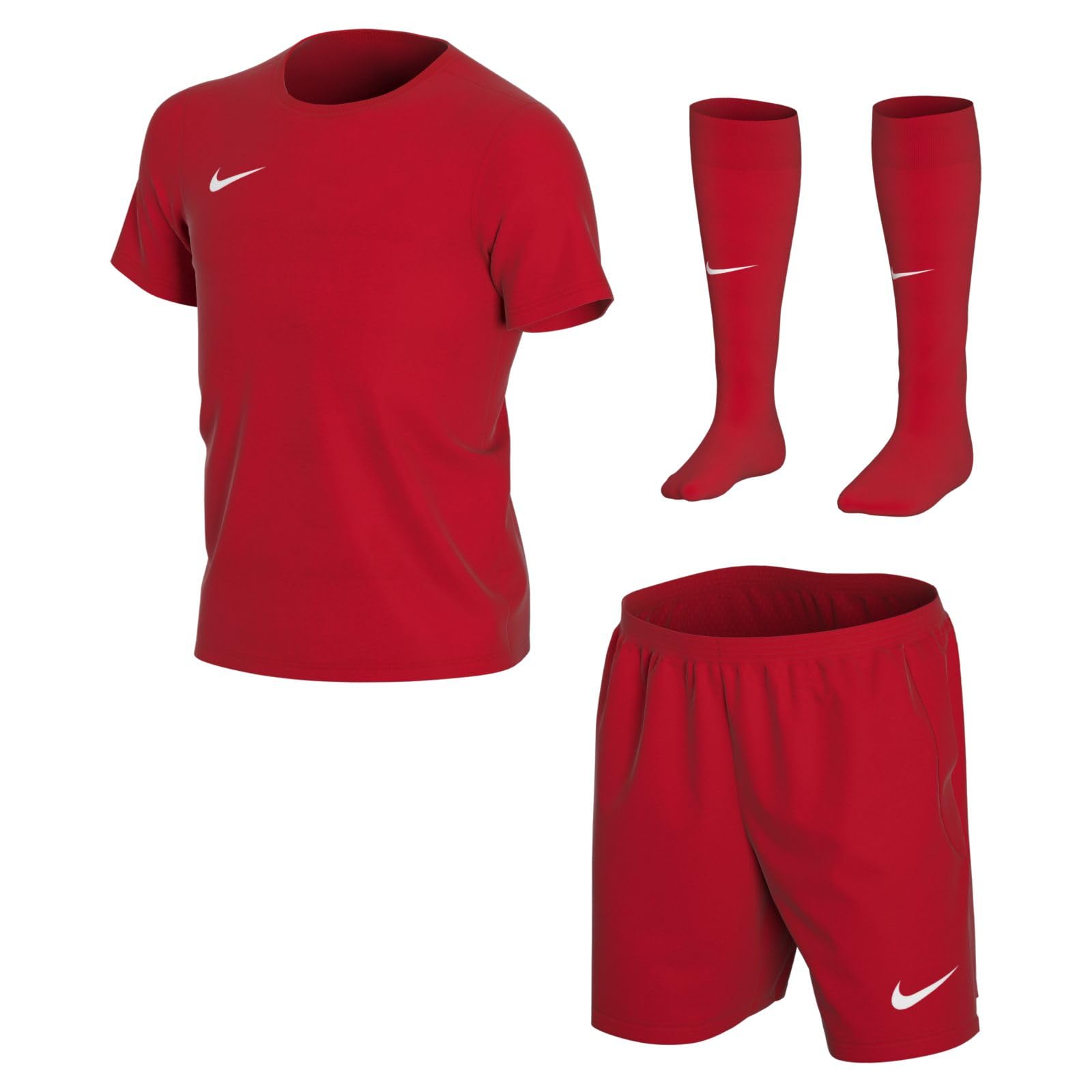 NIKE Unisex Kids Lk Nk Dry Park20 Kit K Football Set, University Red/University Red/(White), L EU