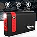 GOOLOO 450A Peak Car Jump Starter 10000mAh Phone Power Bank GP03B Portable Auto Battery Pack Booster Charger with Best LED Flashlight, Black/Red