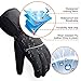Battery Powered Heated Gloves for Men and Women, Waterproof Insulated Electric Heating Gloves for Winter Outdoor Camping Hiking Hunting (Large)