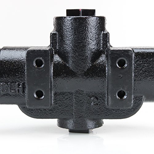 RuggedMade LVA1 Log Splitter Hydraulic Directional Control Valve, 20 GPM, Auto Return Detent, 2750 PSI, Single Spool Control Lever (3/4" NPT Inlet/Outlet Ports & 1/2" NPT Work Ports)