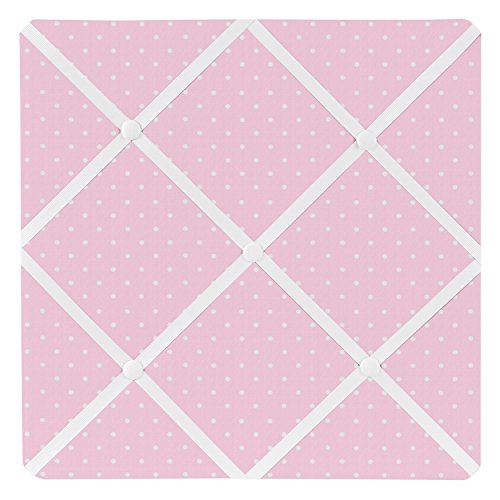 Pink Polka Dot Fabric Memory/Memo Photo Bulletin Board for Mod Dots Collection