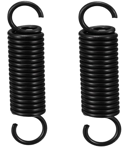 Uxcell Lot De 50 Ressorts De Tension Pour Fauteuil Inclinable, 10,2 Cm, Double Crochet En Métal, Ressorts De Tension De Rechange Pour Canapé – Crochet Long