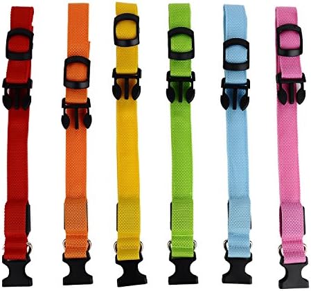 YAXXO Dog Collar - Small Medium Large Pet - Max Custom Buckle Harness for Leashes - Pink (Small)