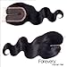 Forevery Hair Lace Closure 4x4 Body Wave Brazilian Virgin Human Hair Extensions Middle Part