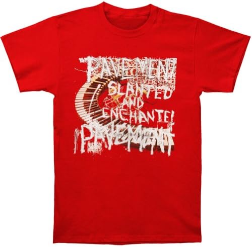 Pavement Men's Slanted and Enchanted Slim Fit T-Shirt Red