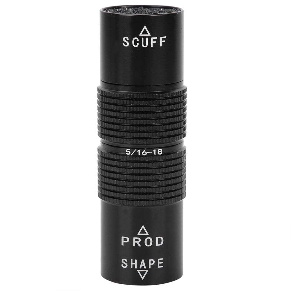 Alomejor Cue Tip Pick 4 in 1 Pool Billiard Cue Tip Shaper Snooker Tip Press Shape Tool 5/16-18 Trimmer Accessory