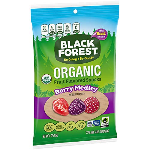 Black Forest Organic Fruit Snacks, Mixed Berry, 4 Ounce, Pack of 12 Pricepulse