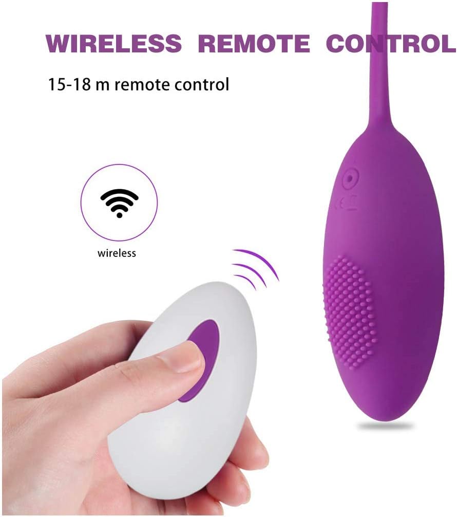 Kegel Ball Wireless Remote Control 10 Vibration Modes Bladder Control Device for Women: Health & Personal Care