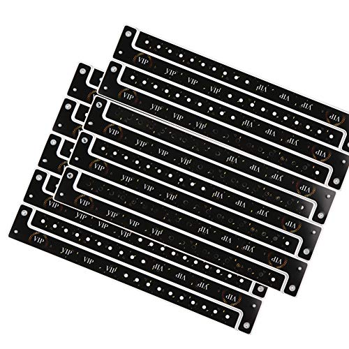 Ouchan Plastic Black VIP Wristbands - 100 Pack Vinyl Wristbands for Events Party Event Wristbands