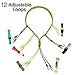 PSKOOK Duck Call Lanyard Paracord Hunting Goose Calls 12 Adjustable Loops Outdoor Predator Gear for Pheasant Waterfowl Hand Braided Necklace