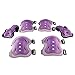 YPY Kid's Roller Blading Wrist Elbow Knee Pads Blades Guard 6 PCS Set in Purple