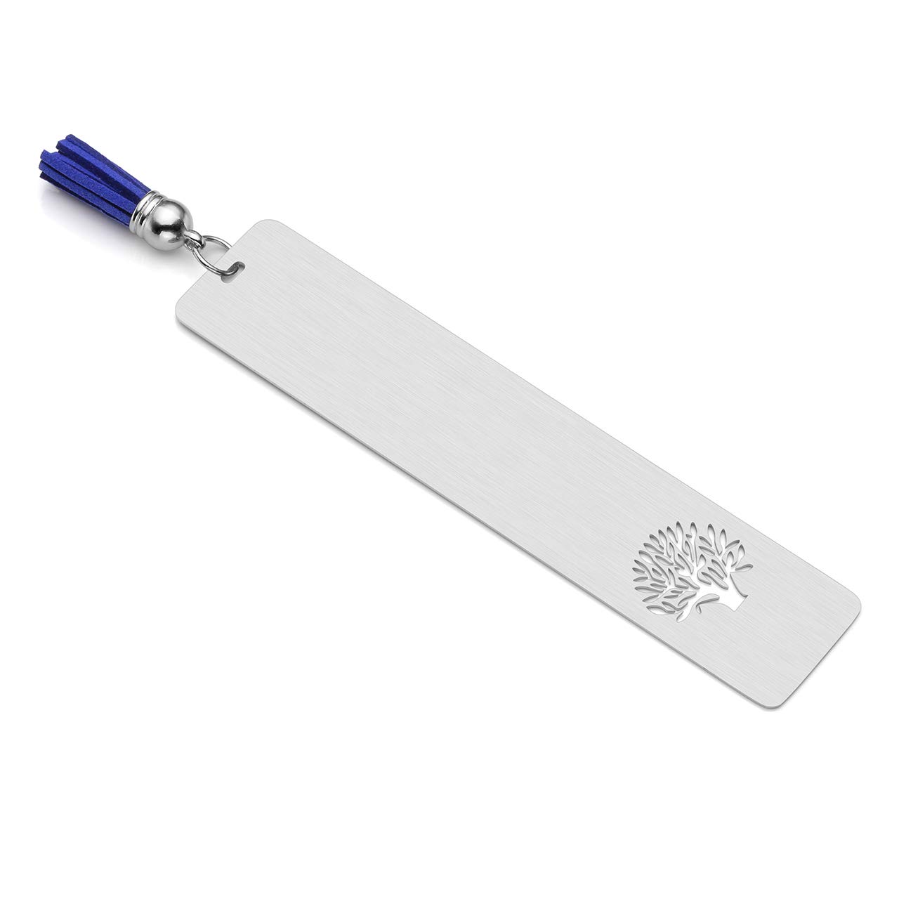 JSDDE Stainless Steel Bookmarks Silver Hollow Life Tree Book Marker Solid Bookmark