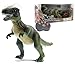 Mozlly Value Pack Set of 2 T-Rex (Green & Brown) Remote Control Dinosaur -Electronic Toy Walking Roaring Robot Dino Lights Up w/ Sound Discovery Learning Action Figure Size: 18.5 x 8 x 5.5 inches