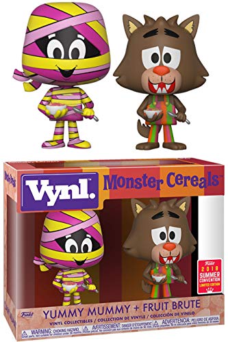 Vynl. Yummy Mummy + Fruit Brute Monster Cereals Vinyl Collectible 2018 Summer Convention Limited Edition