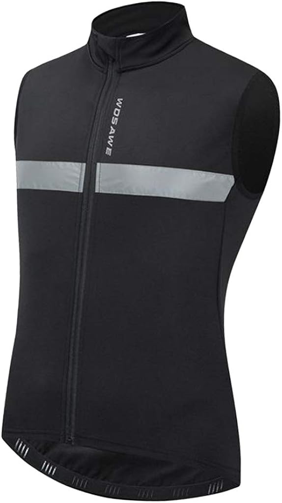 Kloware Mens Safety Running Cycling Vest with Reflective
