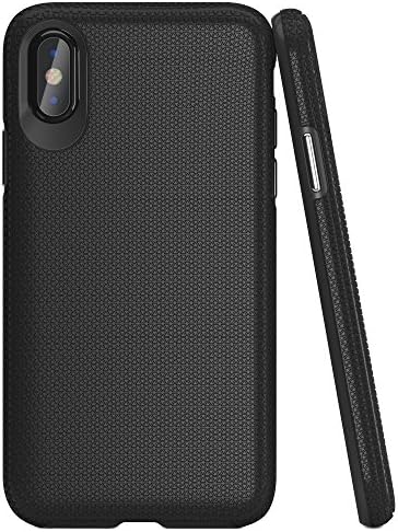 iPhone X Case, Black, Drop Proof, Military Grade Armor, Slim & Stylish with Protective, Durable, Shock Absorbing Material and Non Slip Texture :: For Men & Women by LUPA, Fits Apple iPhone X
