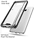 Poetic Affinity Slim Fit Galaxy S8 Plus Case with Anti-Slip Side Grip and Reinforced Corner Protection Bumper for Samsung Galaxy S8 Plus Black/Clear
