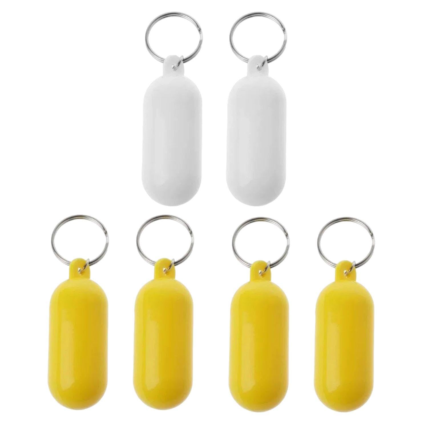 EOWVISN 6 Pieces Floating Keychains, Surf Diving Keychains, Fishing Keychains, Beach Travel Keychains, Summer Travel Gifts, Water Sports Accessories
