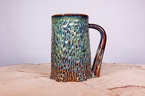 Tree Mug, Handmade Coffee Pottery Mug