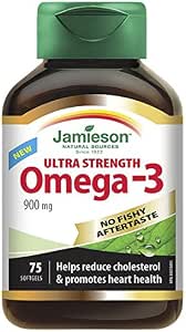 Jamieson Ultra Strength Omega-3, 75 softgels : Health \u0026 Household