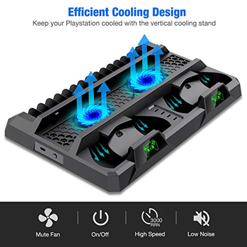 Ps4 Stand Amazon Ps4 Cooling Fan NesBull In Multifunction Stand