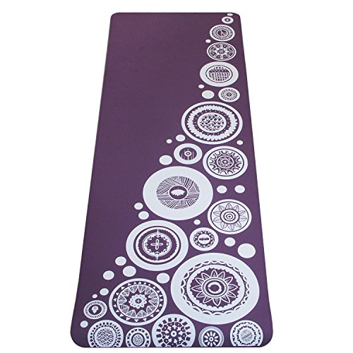 Kiki Pro Purple Printed Yoga Mat - 24" x 68" 8mm - Reversible - With
Free Carry Strap Kiki Pro Purple Printed Yoga Mat - 24" x 68" 8mm - Reversible - With
Free Carry Strap