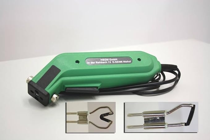 Heißschneidegerät mit Schneidspitze und V-Klinge Heißschneider Heissschneider Tauwerkschneider Styroporschneider Seilschneide