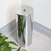 [2023 Upgraded Version] HUJI Rust Resistant Stainless Steel Toilet Paper Roll Canister Holder w/Removable Base for Bathroom Storage (1 Pack, Toilet Paper Canister)