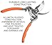 Hand Pruner Garden Shears Professional Bypass Pruner with Safety Lock Bypass Pruning Shears Tree trimmer pruner (Heavy Duty)