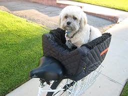 snoozer pet rider rear bicycle seat black