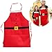NXET Chistmas Kitchen Apron, Cute Cooking Grilling Apron Funny Creative Thanksgiving Christmas Gift