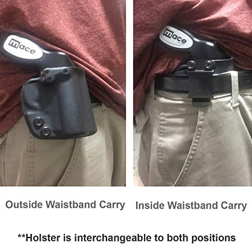 Elite Force Holsters: Mace Pepper Spray Gun Holster 'Audible Click' *Holster Only* IWB/OWB - BLACK - RIGHT/LEFT HAND